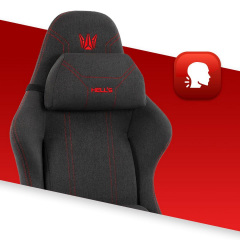 Компьютерное кресло Hell's HC-1014 Black-Red (5907196010347) Одесса