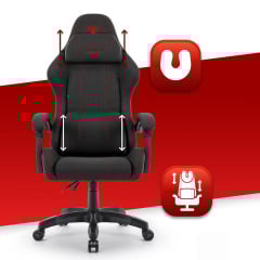 Компьютерное кресло Hell's HC-1014 Black-Red (5907196010347) Одесса