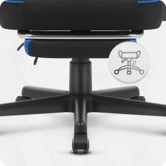Компьютерное кресло CABRO C504 Black-Blue (5907196010262) Запорожье