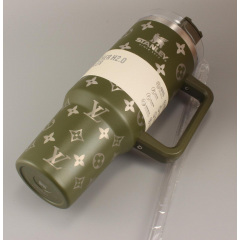 Термокружка Stanley Quencher H2.0 Tumbler 1,18 л Olive Green Monogram KT6007842 Черкаси