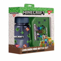 Набор контейнер и бутылка YES Minecraft Разноцветный 2 предмета (450144) Нікополь