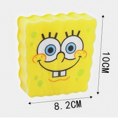Губка для посуды двухслойная No Brand 10x8.2x5 см Желтый (GBKBOB-0757) Харків