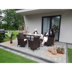 Комплект меблів Garden Line SAD1692 Темно-коричневий 7 шт Запорожье