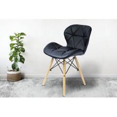 Кресло Jumi Scandinavian Design 73х46 см Black Киев