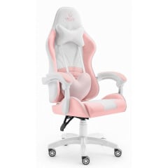 Компьютерное кресло Hell's Rainbow Pink-White (5904204981125) Ровно