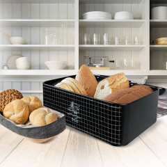 Хлебница Maestro MR-1774S 30x20x15,7 см Черный (76672659) Черновцы