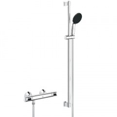 Змішувач термостатичний для душу Grohe QuickFix Precision Flow з душовим гарнітуром, хром (34805001) Долина