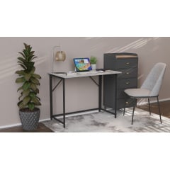 Стол раскладной Морис 900 Ferrum-decor 75x90x50 см Серый (MORI907) Ивано-Франковск