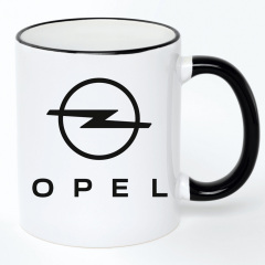 Чашка No Brand Opel 330 мл Белый (chaska-ab-10-12) Хмельницкий