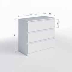 Комод No Brand FT-214 80x40x75.5 см Антрацит (8886563) Одесса