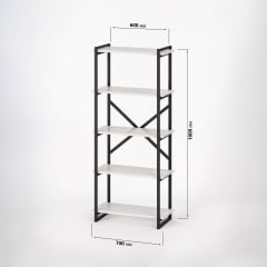 Стеллаж No Brand Ant-1 70х30х180 см Белый (26576308) Токмак