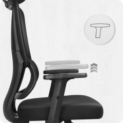 Кресло офисное CABRO C506 Black (5907196010408) Хмельницкий