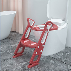 Накладка на унитаз с лесенкой Color Songni AXS423 Красно-белый Ужгород