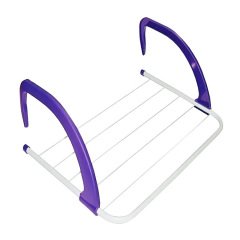 Наружная сушилка для вещей Fold Clothes Shelf Фиолетовый (hub_w2edw9) Вінниця