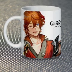 Чашка Fan Girl Тарталья и Чжун Ли Геншин Импакт - Genshin Impact New (14565) 330 мл Разноцветный Ужгород