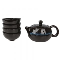Набор для чайной церемонии No Brand YBCJ-648 5 предметов Brown Blue (13311-83126) Херсон