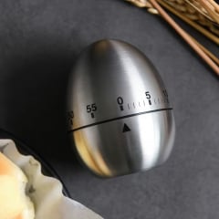 Таймер кухонный механический No Brand 60 минут Серебристый (TIMKUH-SLV-1338) Житомир