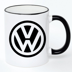 Чашка No Brand Volkswagen 330 мл Белый (chaska-ab-10-9) Вольнянск