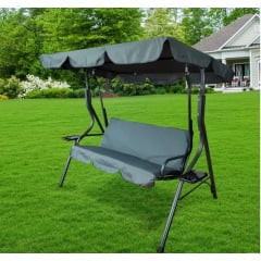 Садовые качели Garden Line VIP 170х110х153 см Антрацит Кропивницький
