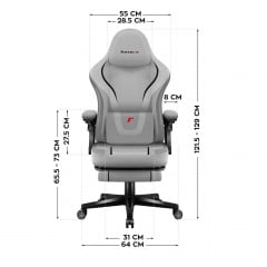 Компьютерное кресло huzaro Force 4.6 Grey Дрогобыч