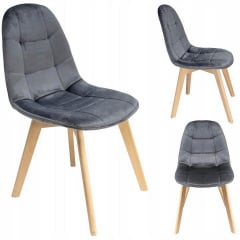 Кресло Jumi Colin 81.5х44 см Grey Дрогобыч