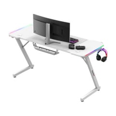 Компьютерный стол huzaro Hero 3.3 RGB 140x60x75 см White Суми