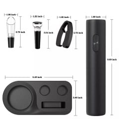 Набор для вина BAR 5в1 Black (H051397) Одесса