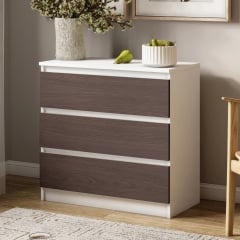 Комод No Brand FT-214 80x40x75.5 см Белый-венге магия (26407894) Запоріжжя
