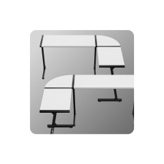 Компьютерный стол huzaro Hero 6.0 White 147x112x74 см Черкаси
