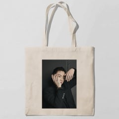 Эко-сумка шоппер с принтом Твой похититель Чон Чонгук - Jungkook Jeon 2 Кавун Бежевый Ірпінь