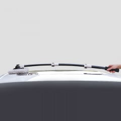 Швабра для авто Lesko CT-115 Black телескопическая трехсекционная щетка для мытья машины Житомир