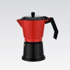 Кофеварка гейзерна Maestro 450 мл Черно-красный MR-1657-9 Буча
