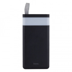 УМБ Power Bank Hoco J73 Powerful desk lamp 2A Micro-USB Type-C Lightning 30000 mAh Чорний Изюм