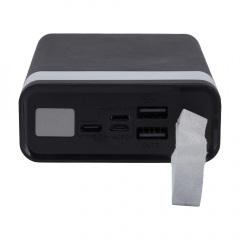 УМБ Power Bank Hoco J73 Powerful desk lamp 2A Micro-USB Type-C Lightning 30000 mAh Чорний Изюм