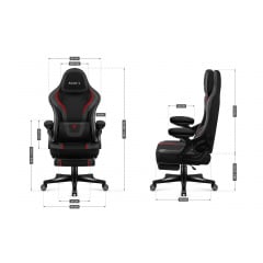 Компьютерное кресло huzaro Force 4.6 Carbon Black Харьков