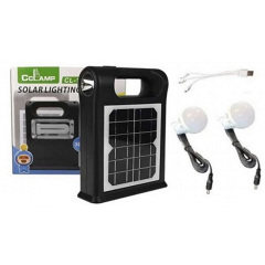 Солнечная зарядная станция Cclamp CL-12 30W LED Черный (1735986369) Київ