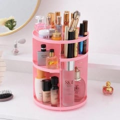 Органайзер вращающийся для косметики OPT-TOP на Beauty Box розовый (1756375335) Изюм