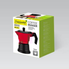 Кофеварка гейзерна Maestro 150 мл Черно-красный MR-1657-3 Бердичів