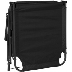 Шезлонг-раскладушка No Brand 176x56x28 см Черный (2104618601) Вишневе