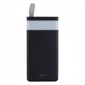 УМБ Power Bank Hoco J73 Powerful desk lamp 2A Micro-USB Type-C Lightning 30000 mAh Чорний