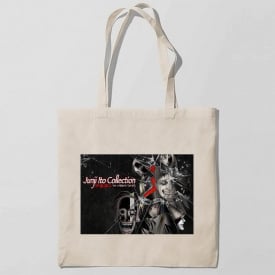 Эко-сумка шоппер с принтом Коллекция Дзюндзи Ито Itou Junji Collection Кавун Бежевый
