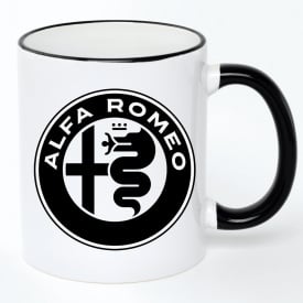Чашка No Brand Alfa romeo 330 мл Белый (chaska-ab-10-18)