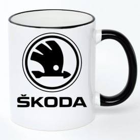 Чашка No Brand Skoda 330 мл Белый (chaska-ab-10-6)