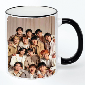 Чашка No Brand seventeen k pop 330 мл Разноцветный (chaskpop-31)