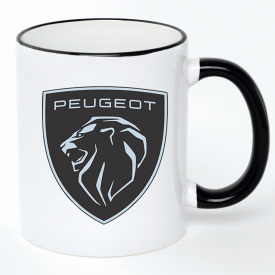 Чашка No Brand Peugeot 330 мл Белый (chaska-ab-10-22)