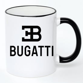 Чашка No Brand Bugatti 330 мл Белый (chaska-ab-10-36)