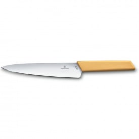 Кухонный нож для разделки Victorinox Swiss Modern Carving 19 см Желтый (6.9016.198B)