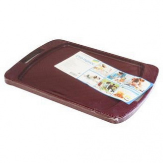 Столик поднос пластиковый раскладной Гемопласт Бордовый