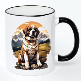 Чашка No Brand Собака 330 мл Разноцветный (chaska-dog-54)