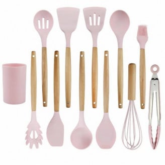 Набор кухонных принадлежностей Kitchen Set 12 предметов Розовый AN 1701814/4